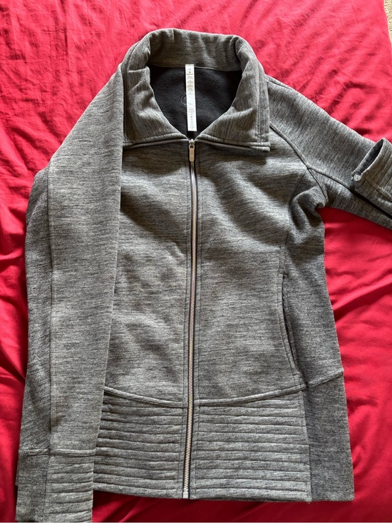 lululemon athletica Jackets & Blazers - Lululemon Heather Gray Zip-Up Jacket